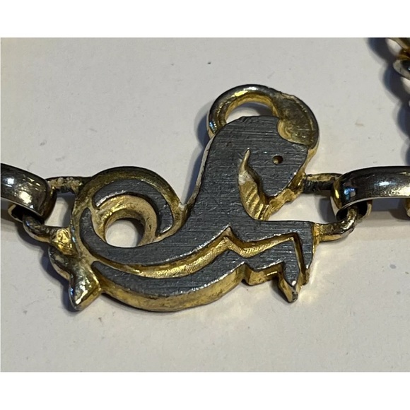 Vintage Capricorn Zodiac Bracelet 7” - Picture 2 of 4
